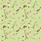 Paris seamless pattern