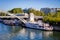 PARIS - September 19, 2019 : Austerlitz viaduct aerial subway bridge