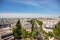 Paris Skyline. Avenue Foch and Avenue Victor Hugo. View from Arc de Triomphe