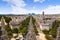 Paris skyline Champs Elysees and La Defense