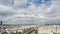 Paris skyline with Eiffel Tower in Paris, Time Lapse