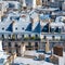 Paris, typical roofs, beautiful buildings