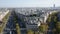 Paris urban scape with Eiffel Tower on sunny autumn day, France