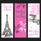 Paris Vertical Banner Set