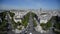 Paris. View from Arch of Triumph. Panorama from Place Charles de Gaulle.