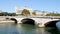 Paris, view of the Seine and the ChÃ¢telet district.