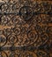 Paris: wonderful wood carved door of Notre Dame Ca