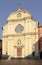 Parish church facade, Campo Ligure, Italy