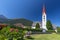 Parish church of Mieders Church to Mary Birth, the oldest church in the Stubai Valley in Gothic style, Austria