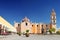 The Parish of San Pedro church at the main square of the Cholula City, Mexico.