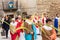 Parishioners parade to the parish church for Palm Sunday services in Montalbano Elicona