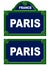 Parisian avenue plates