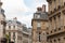 Parisian cityscape of classic architure