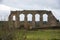 Park of the aqueducts at sunset