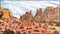 Park Avenue Trail on Arches Entrance Road in Arches National Park Utah Watercolor Painting