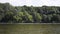 Park on the bank of the Moskva river on a summer day