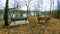 Park Benches Overlooking Rock River - Janesville, WI