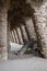 Park Guell Colonnaded Passage in Barcelona