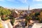 Park Guell entrance buildings in Barcelona