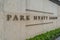 Park Hyatt Saigon luxury Hotel entrance sign