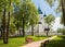 Park near Nativity Cathedral in Suzdal