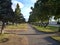 Park promenade in punta arenas