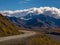 Park Road, Snowcapped Mountain Peak, Denali National Park