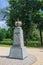 Park sculpture on the embankment of the river Neman. Druskininkai