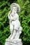 Park sculpture at the Sanatorium Â«Marble PalaceÂ» . A boy with