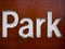 Park sign