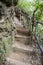 Park Soroa, Pinar del Rio, Cuba. Steep stairs to the top of the hill