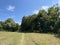 The park of the Tikves Castle in Kopacki rit Nature park or Park next to Tito`s castle - Lug, Croatia