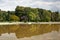 Park trees lake reflection, Africa Museum, Tervuren, Brussels, Belgium