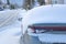 Parked Car After Heavy Snowstorm