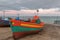 Parked fishing boats at Arniston harbour