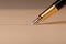 Parker Fountain Pen Draws a Straight Line on the