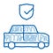 Parking Auto Confirmation doodle icon hand drawn illustration