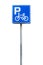 Parking bicycle sign