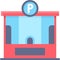 Parking booth icon, Parking lot related vector