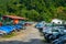 Parking of damaged cars after an accident