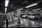 Parking electric cars, Charging stations, fast charging cars AI generated