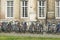 Parking, enabled bicycles in the courtyard