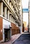 Parking garage and elevated walkway in Harrisburg, Pennsylvania.