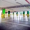 Parking garage, grunge underground interior