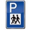 Parking for hikers and biking trail