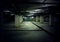 Parking interior and underground garage