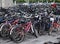 Parking lots Bicycles In Beijing,China