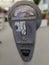 Parking meter on white, with clipping path