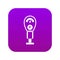 Parking meters icon digital purple