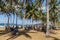 Parking motorbikes at Nacpan Beach